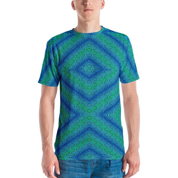 Wave Pattern Men's T-shirt