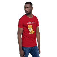 Proud Father of a Loyal Shiba Inu Short-Sleeve Unisex T-Shirt