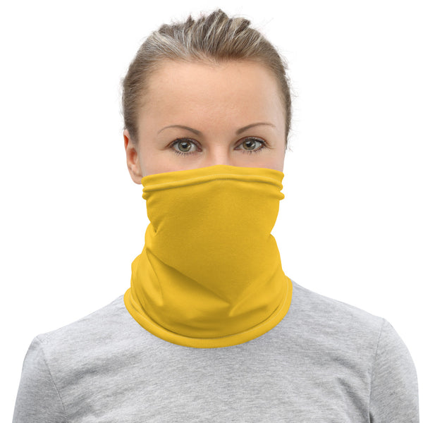 Yellow Face Covering Neck Gaiter