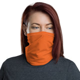 Orange Face Covering Neck Gaiter