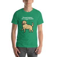 Proud Father of a Loyal Goldie Short-Sleeve Unisex T-Shirt