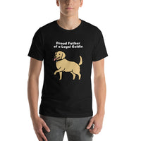 Proud Father of a Loyal Goldie Short-Sleeve Unisex T-Shirt