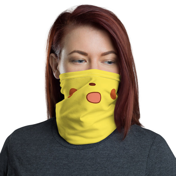 Surprised Face Covering Neck Gaiter