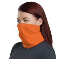 Orange Face Covering Neck Gaiter