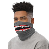 Flying Tiger Shark Face Covering Neck Gaiter