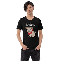 Proud Father of a Loyal Pug Short-Sleeve Unisex T-Shirt