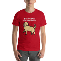 Proud Father of a Loyal Goldie Short-Sleeve Unisex T-Shirt