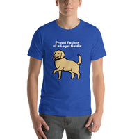 Proud Father of a Loyal Goldie Short-Sleeve Unisex T-Shirt