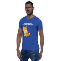 Proud Father of a Loyal Shiba Inu Short-Sleeve Unisex T-Shirt